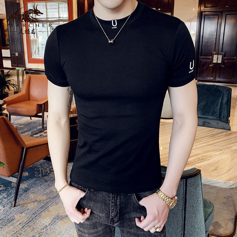 Summer Clothing Wholesale - 블랙 T 셔츠 남성용 일반 의류