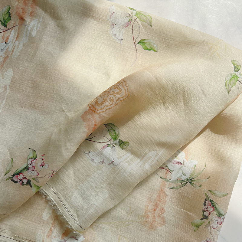 L100cm X W140cm 순수 라미 릴리 디지털 인 - Summer Clothing Wholesale 리뷰 및 가격