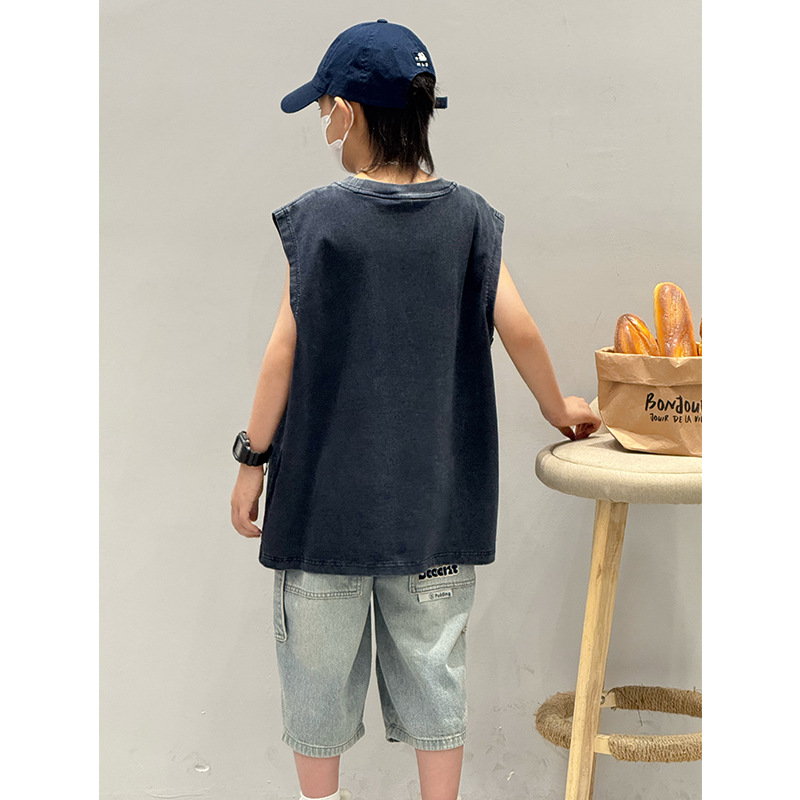 바오둬 아동복 여름 아동복 남아 프린트 민소매 조끼 여 - Summer Clothing Drawing 리뷰 및 가격