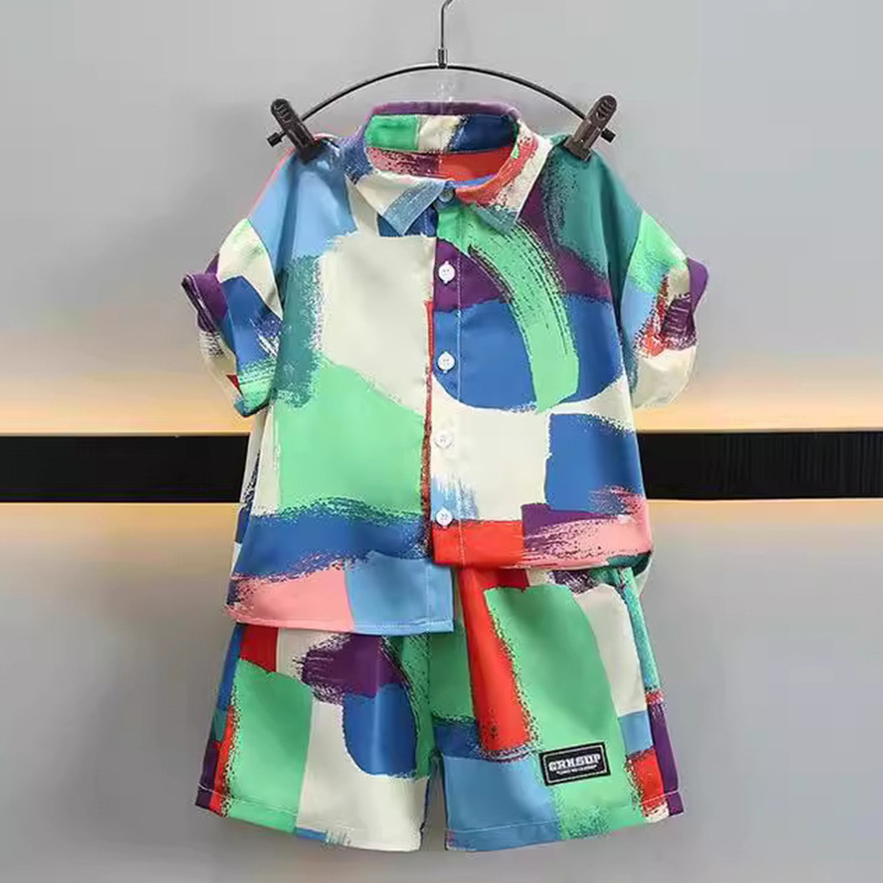 새로운 여름 아기 옷 세트 어린이 남아 셔츠 반바지 2 - Summer Clothing Drawing 리뷰 및 가격