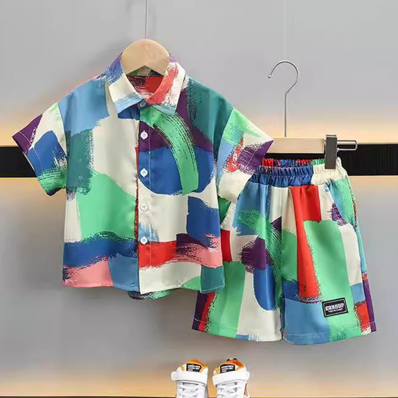 새로운 여름 아기 옷 세트 어린이 남아 셔츠 반바지 2 - Summer Clothing Drawing 리뷰 및 가격