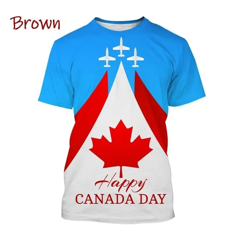 I Love 캐나다 국기 그래픽 티셔츠, 남성 의류,  - Summer Clothing Women Canada 리뷰 및 가격